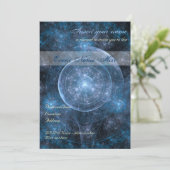 Achtergrond kosmos 001 kaart (Staand voorkant)