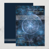 Achtergrond kosmos 001 kaart (Voorkant / Achterkant)