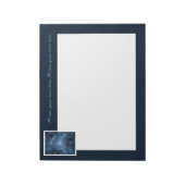 Achtergrond kosmos 001 notitieblok (Linkerzijde)