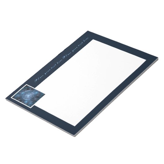 Achtergrond kosmos 001 notitieblok (Schuin)