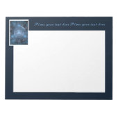 Achtergrond kosmos 001 notitieblok (Voorkant)