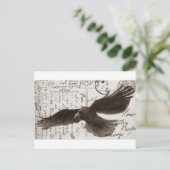 achtergrond kraaien briefkaart (Staand voorkant)