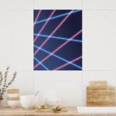 Achtergrond laserstraal school poster (Keuken)