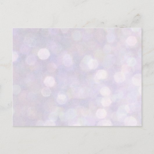 Achtergrond - Lavender Bokeh Lights Briefkaart (Voorkant)