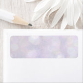 Achtergrond - Lavender Bokeh Lights Etiket (Insitu)