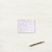 Achtergrond - Lavender Bokeh Lights Post-it® Notes (Op bureau)