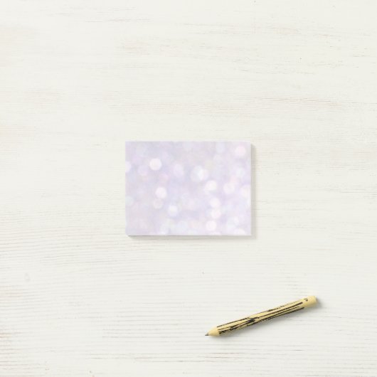 Achtergrond - Lavender Bokeh Lights Post-it® Notes (Op bureau)