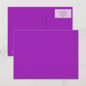 Achtergrond lavender op Briefkaart (Voorkant / Achterkant)