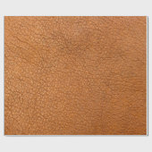 Achtergrond leder bruin dicht cadeaupapier (Vlak)