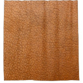 Achtergrond leder bruin dicht douchegordijn (Voorkant)