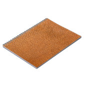 Achtergrond leder bruin dicht notitieboek (Linkerzijde)