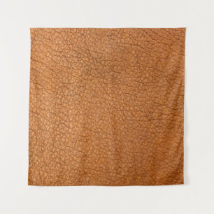 Achtergrond leder bruin dicht wandkleed