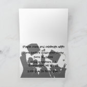 Achtergrond/Lettertypekleur afstuderen-uitnodiging Bedankkaart (Binnen)