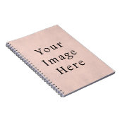 Achtergrond licht Roos roze perkamentpapier Notitieboek (Rechterzijde)