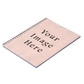 Achtergrond licht Roos roze perkamentpapier Notitieboek (Linkerzijde)