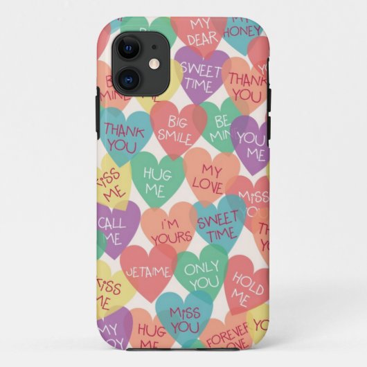 Achtergrond Liefde vorm Case-Mate iPhone Case (Achterkant)