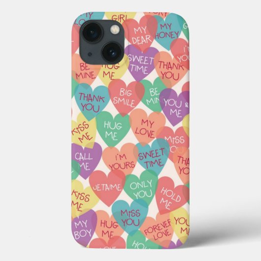 Achtergrond Liefde vorm Case-Mate iPhone Case (Achterkant)