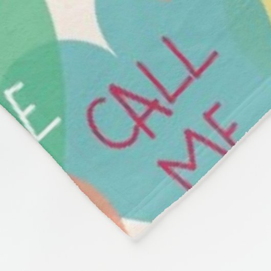 Achtergrond Liefde vorm Fleece Deken (Hoek)