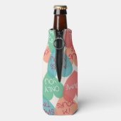 Achtergrond Liefde vorm Flesjeskoeler (Fles Achterkant)