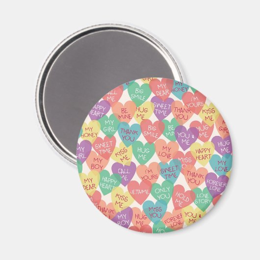 Achtergrond Liefde vorm Magneet (Voorkant / Achterkant)