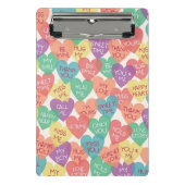 Achtergrond Liefde vorm Mini Klembord (Voorkant)