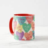 Achtergrond Liefde vorm Mok (Voorkant links)