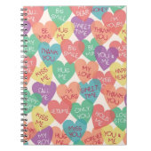 Achtergrond Liefde vorm Notitieboek (Voorkant)