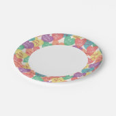 Achtergrond Liefde vorm Papieren Bordje (Gekanteld)