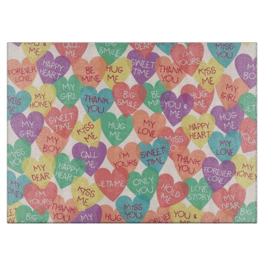 Achtergrond Liefde vorm Snijplank (Voorkant)