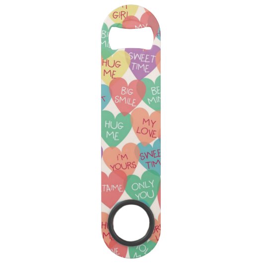 Achtergrond Liefde vorm Speed Flessenopener (Voorkant)