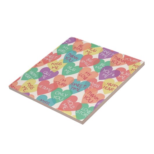 Achtergrond Liefde vorm Tegeltje (Zijkant)