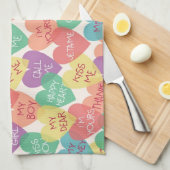Achtergrond Liefde vorm Theedoek (Quarter Fold)