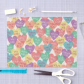 Achtergrond Liefde vorm Tissuepapier (Craft)