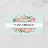 Achtergrond Lijst elegante ventilator Visitekaartje (Achterkant)