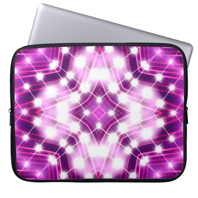 Achtergrond loodverlichting laptop sleeve (Voorkant)