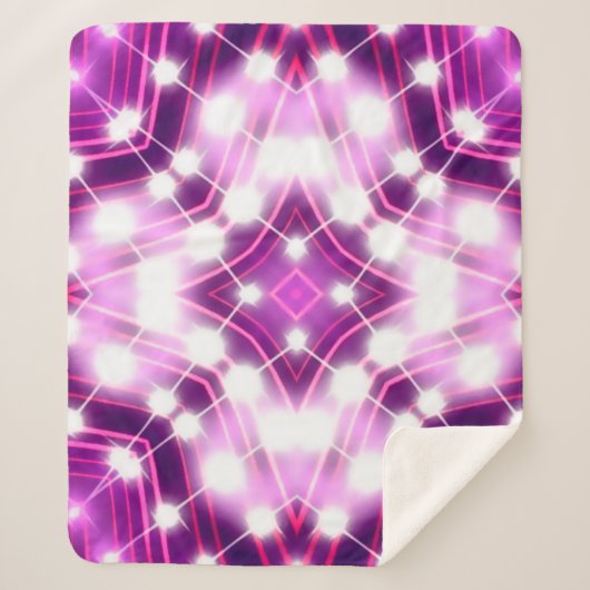 Achtergrond loodverlichting sherpa deken (Voorkant)