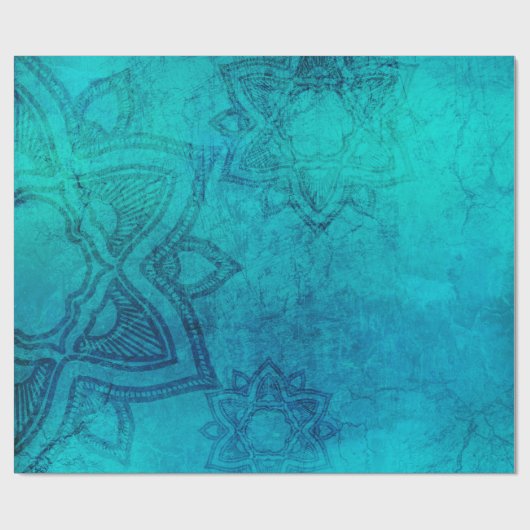 Achtergrond mandala grunge textuur cadeaupapier (Vlak)