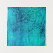 Achtergrond mandala grunge textuur wandkleed (Voorkant (horizontaal))