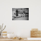 Achtergrond Mark Foy Mode Show Circa 1947 Poster (Keuken)