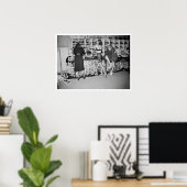 Achtergrond Mark Foy Mode Show Circa 1947 Poster (Thuiskantoor)