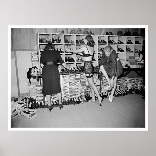 Achtergrond Mark Foy Mode Show Circa 1947 Poster (Voorkant)