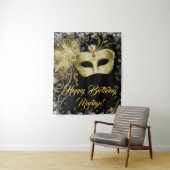 Achtergrond Masquerade Birthday Party Wandkleed (In situ)