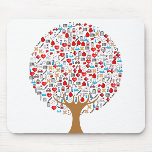 Achtergrond medische structuur muismat (Voorkant)