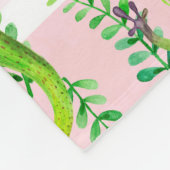 achtergrond met afbeelding van de waterverf van gr fleece deken (Hoek)