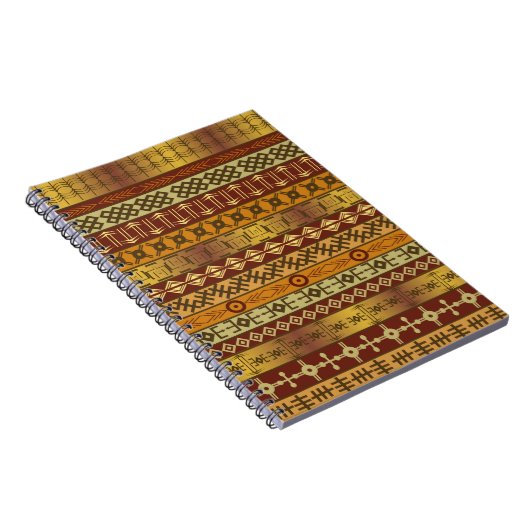 Achtergrond met Afrikaanse etnische motieven Notitieboek (Rechterzijde)