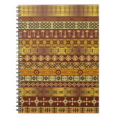 Achtergrond met Afrikaanse etnische motieven Notitieboek (Voorkant)