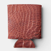 Achtergrond met alligatorpatroon. blikjeskoeler (Achterkant)