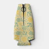 Achtergrond met anker, touwen flesjeskoeler (Achterkant)