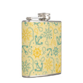 Achtergrond met anker, touwen heupfles (Rechts)