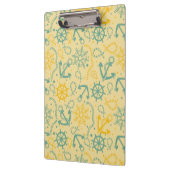 Achtergrond met anker, touwen klembord (Links)